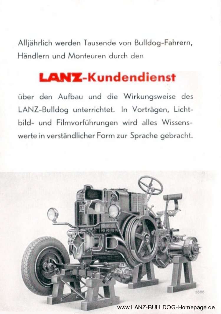 LANZ dient dem Kunden