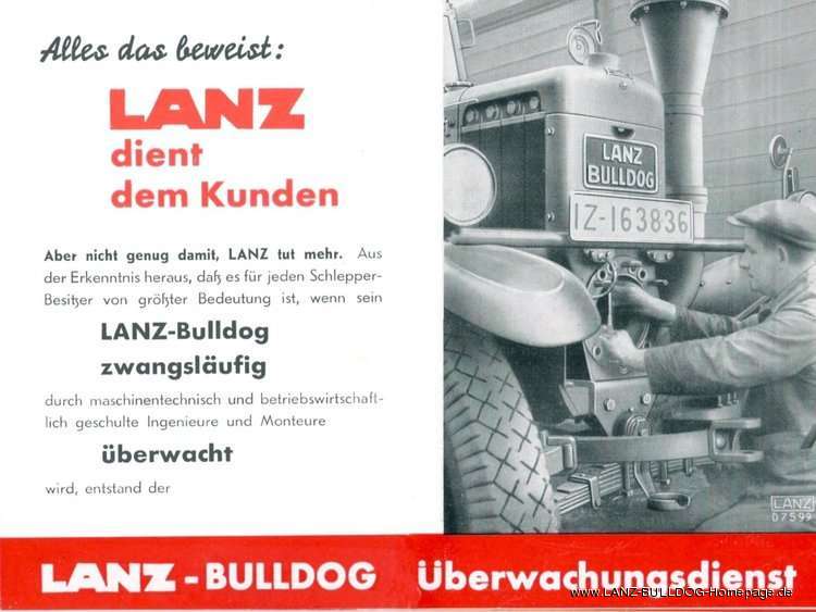 LANZ dient dem Kunden